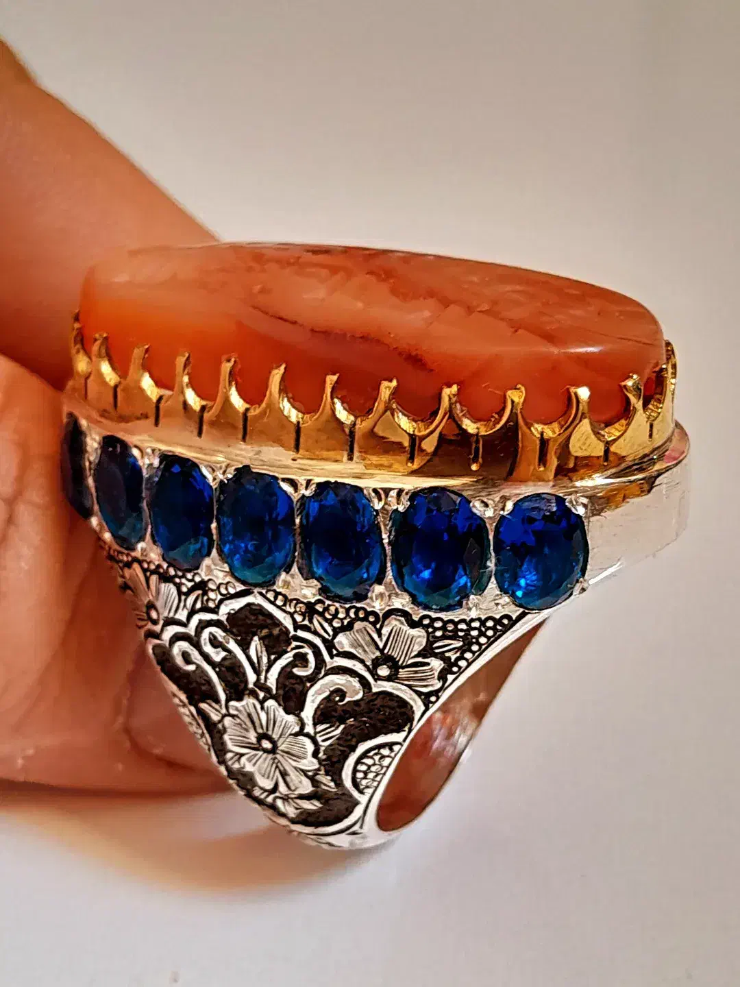 عقیق مهره کهنه کلکسیونی|جواهرات|شیراز, گلشن|دیوار