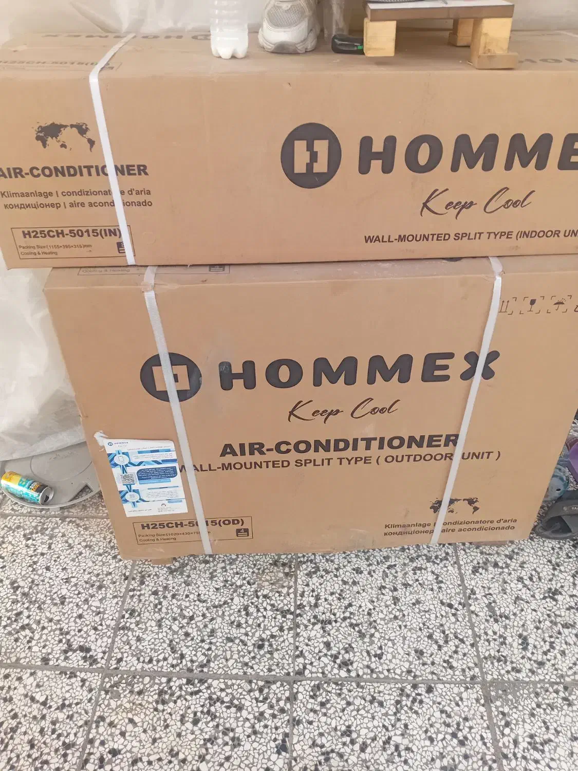 اسپلیت هومکس ۲۵هزار|کولر گازی و فن‌کوئل|گنبد کاووس, |دیوار