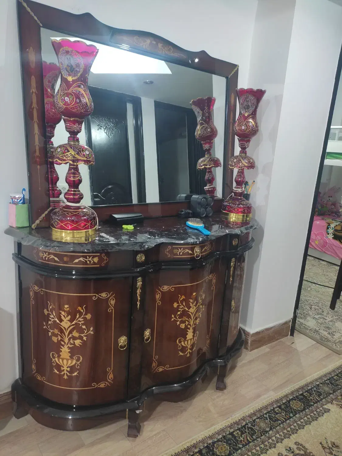 شمعدانی شاه عباس|لوستر و چراغ آویز|بجنورد, |دیوار