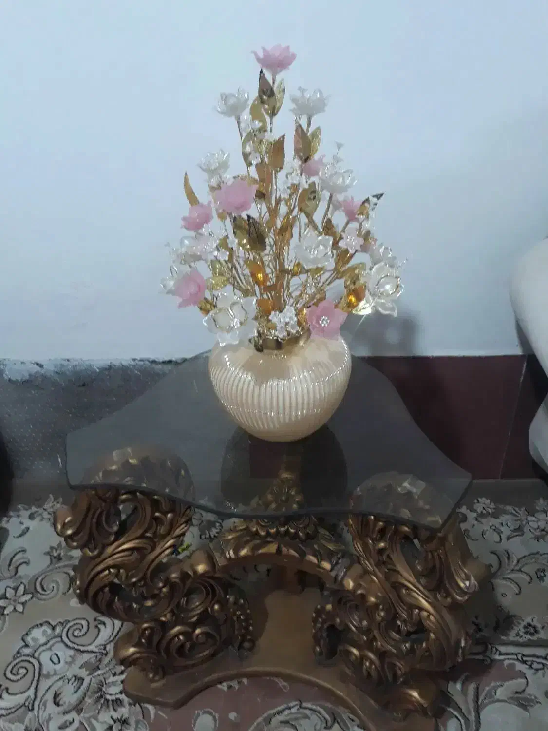 گل کرستال|صنایع دستی و سایر لوازم تزئینی|قم, امامزاده ابراهیم|دیوار