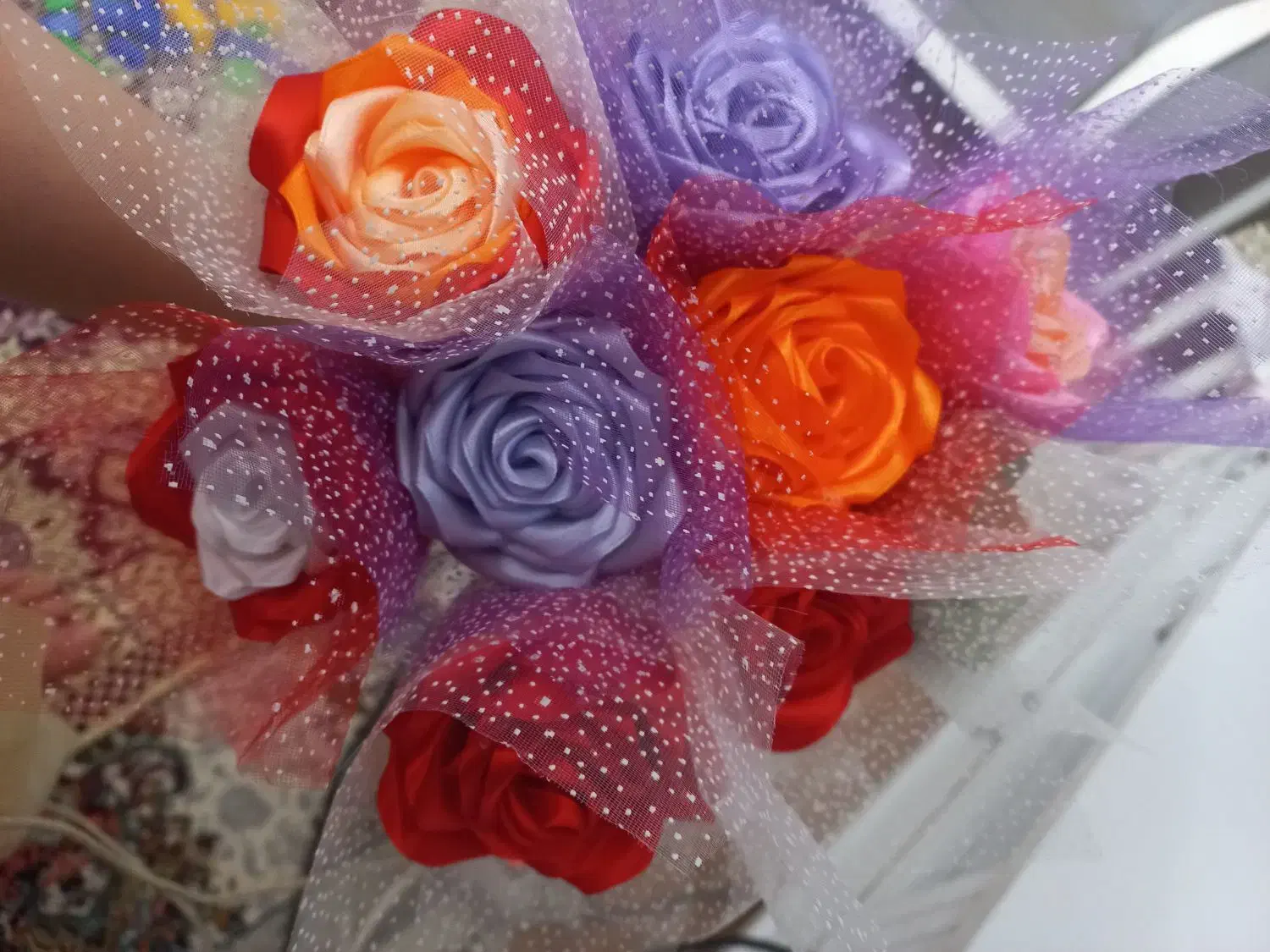 گل روبانی|گل مصنوعی|بندر انزلی, مسکن مهر|دیوار