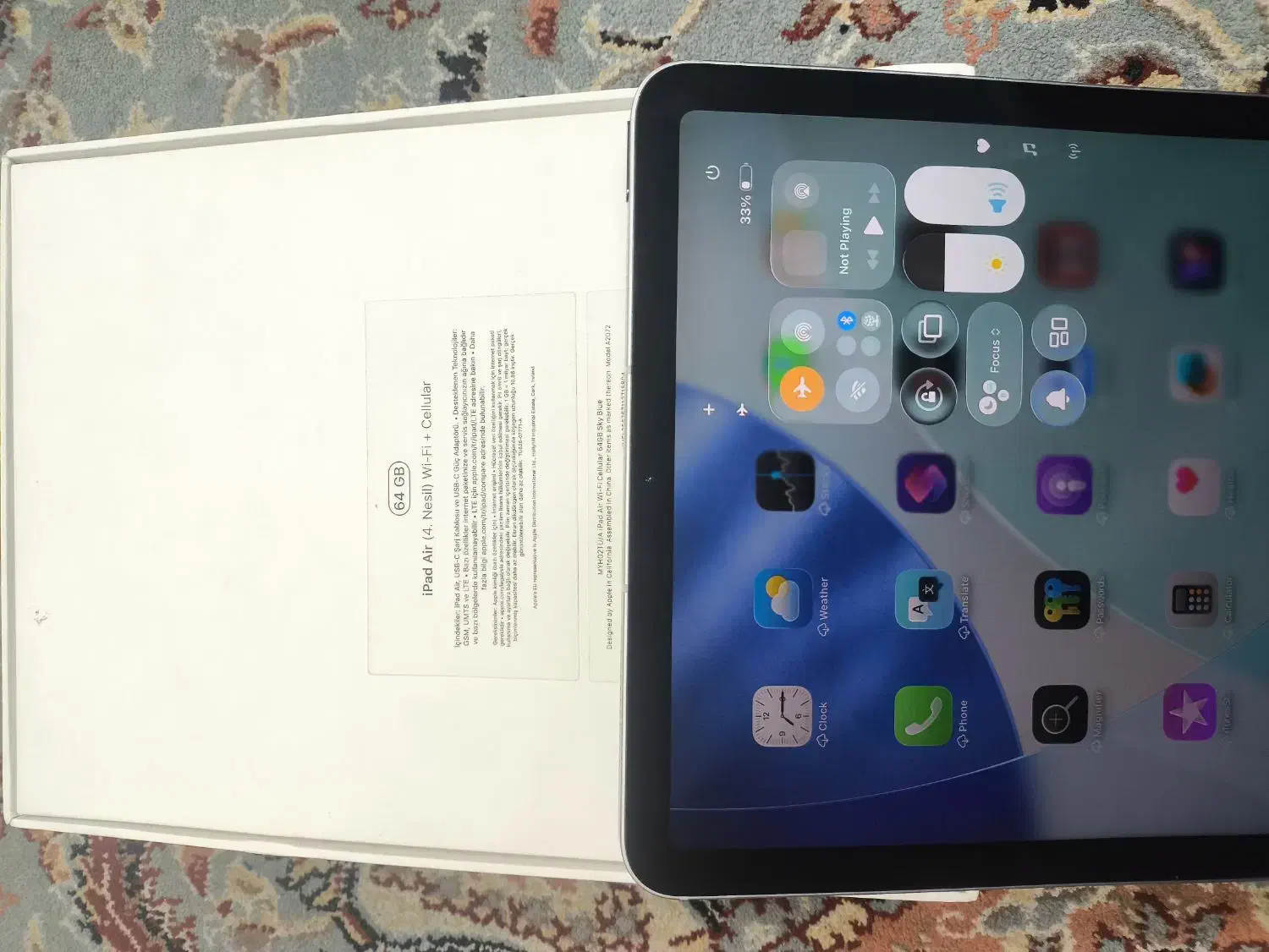 آیپد ایر نسل 4 حافظه 64 رام4 نسخه سیمکارت خور|تبلت|تهران, شهرک گلها|دیوار