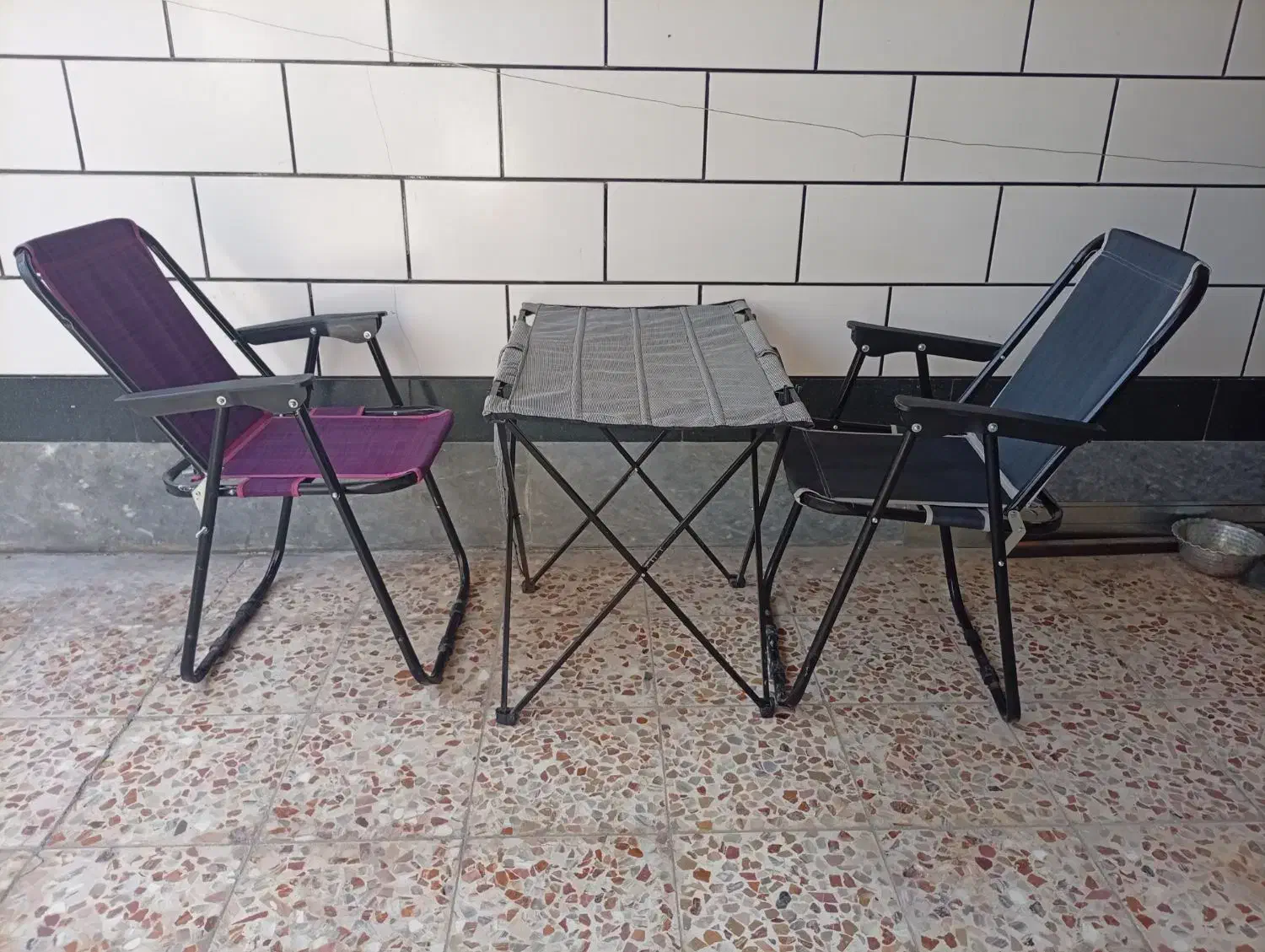 فروش میز و صندلی تاشو استراکچر نو|میز و صندلی غذاخوری|ایذه, |دیوار