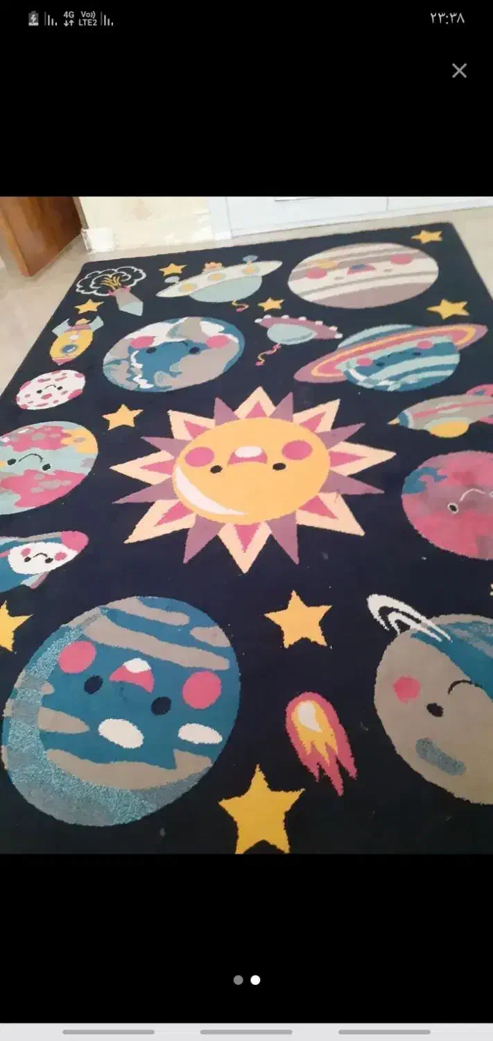 فرش ۴ متری اتاق کودک|فرش|کرمانشاه, |دیوار