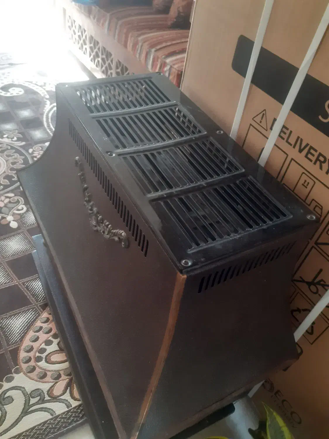 بخاری شومینه پلار|بخاری، هیتر، شومینه|رباط‌کریم, نوده|دیوار