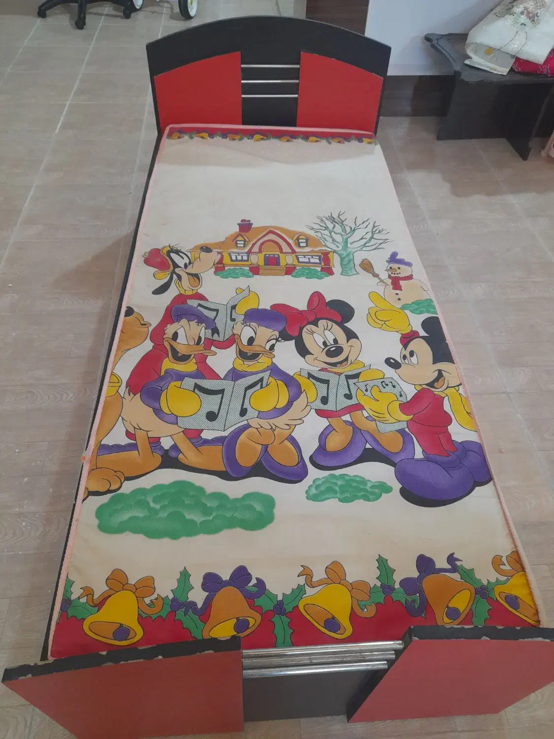 کمد بچه وتخت|تخت و سرویس خواب|مشهد, سیلو|دیوار