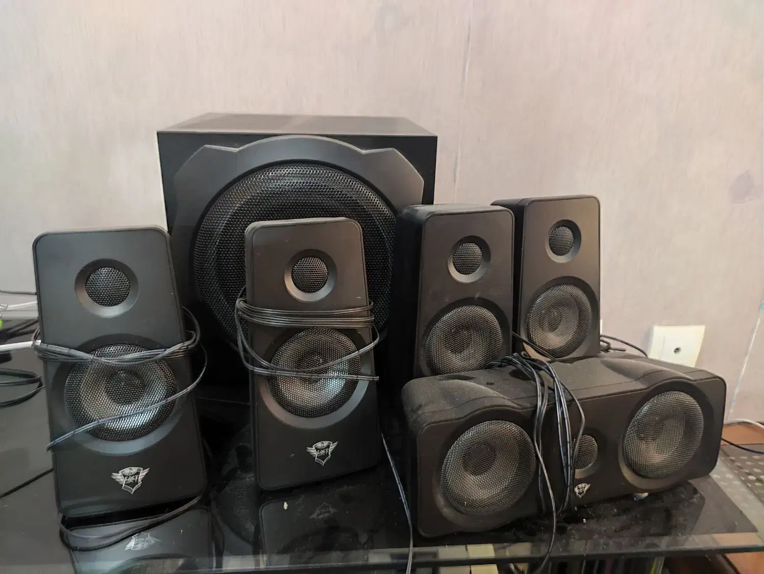 اسپیکر و باند تئاتر خانگی ۵.۱ کانال gxt 658 گیمینگ|سیستم صوتی خانگی|سنندج, |دیوار