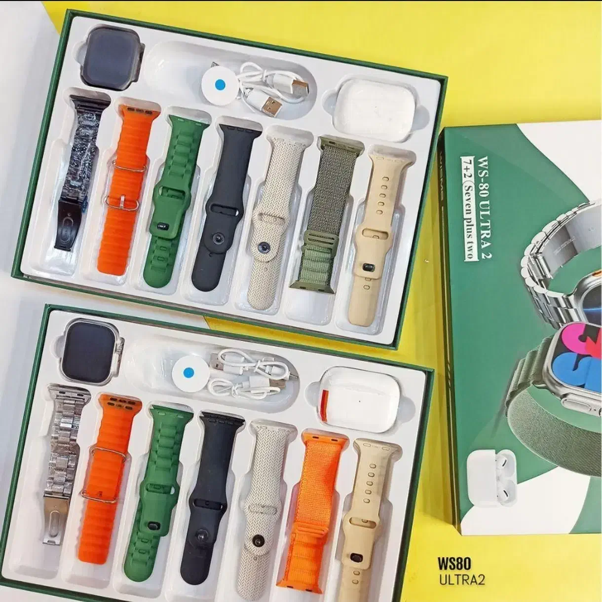 ساعت هوشمند اسمارت واچ با ایرپاد و پک 10 بند 7 بند|ساعت|مشهد, آزادشهر|دیوار