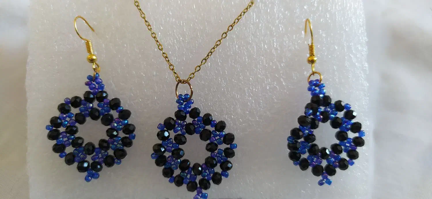 گوشواره و گردنبند رینگی|بدلیجات|جوانرود, |دیوار