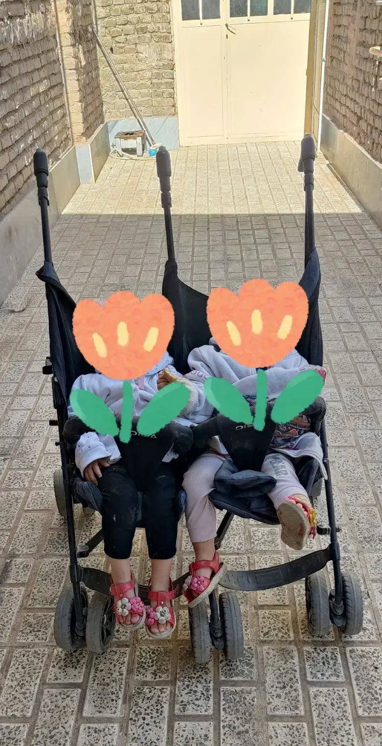 کالسکه دوقلویی|کالسکه و لوازم جانبی|سبزوار, شهرک جهاد|دیوار