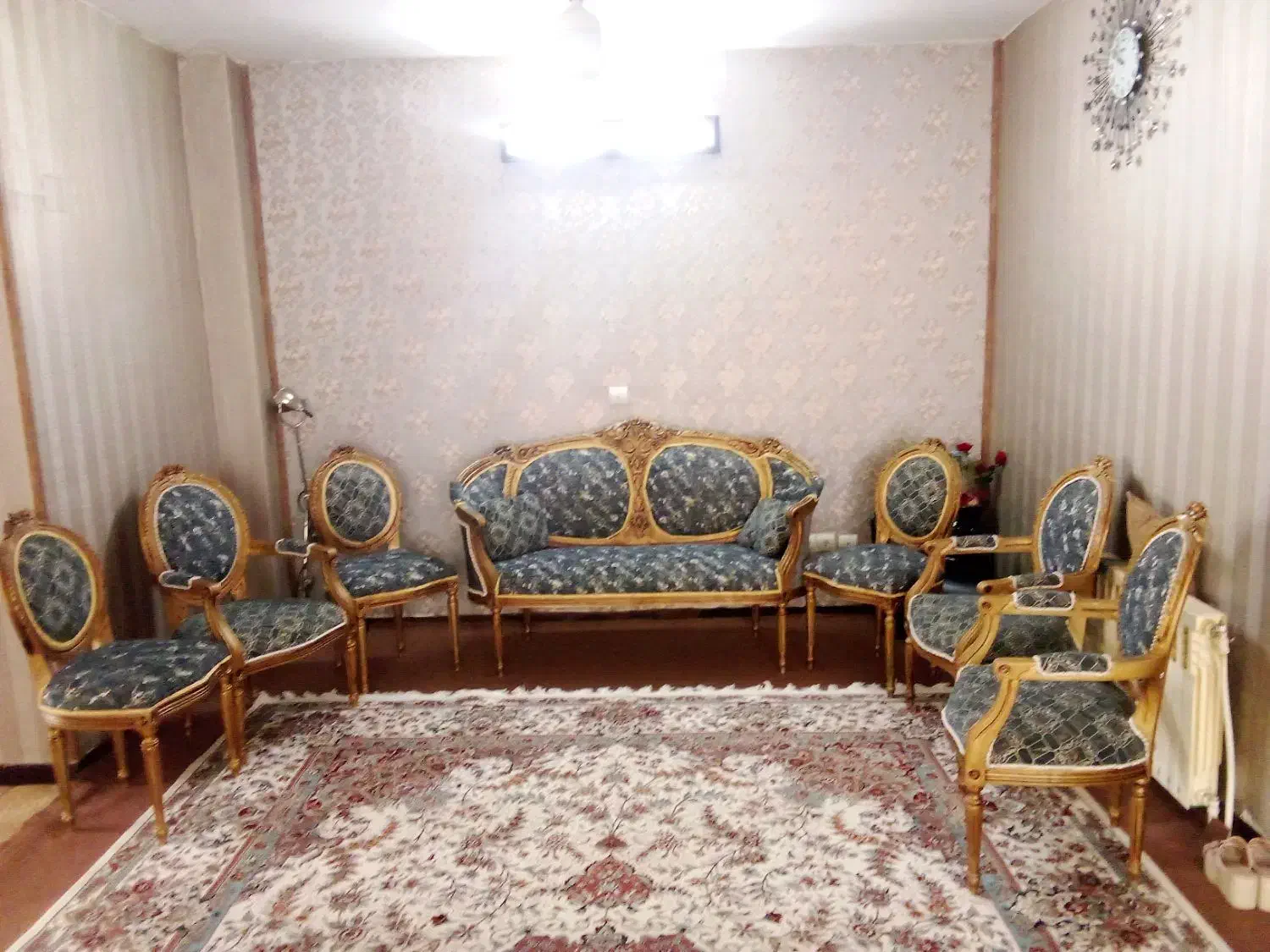 مبل سلطنتی فرحی|مبلمان خانگی و میز عسلی|گلبهار, نوبهار|دیوار