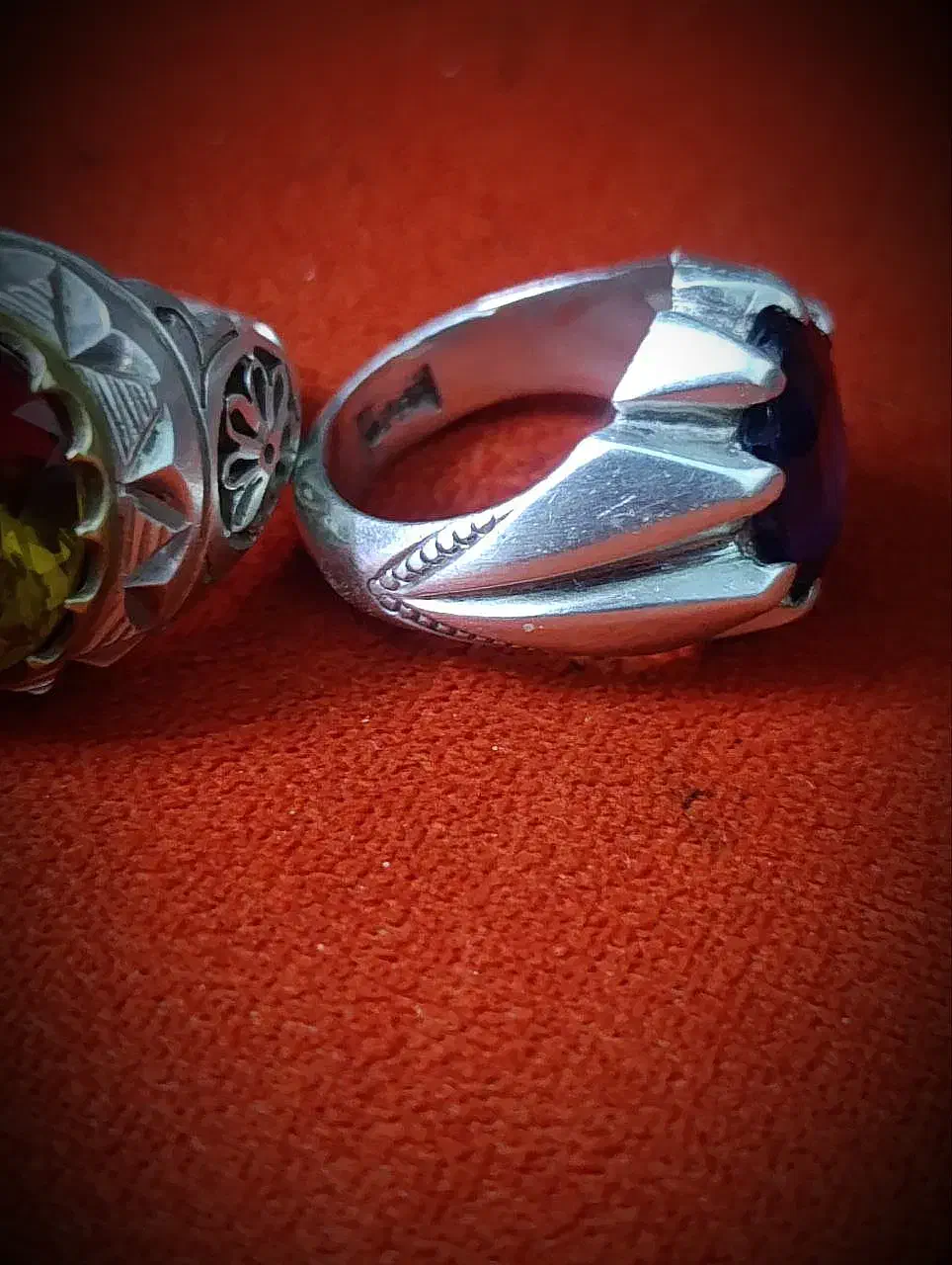 انگشتر الکساندریت و یاقوت کبود|جواهرات|زاهدان, |دیوار