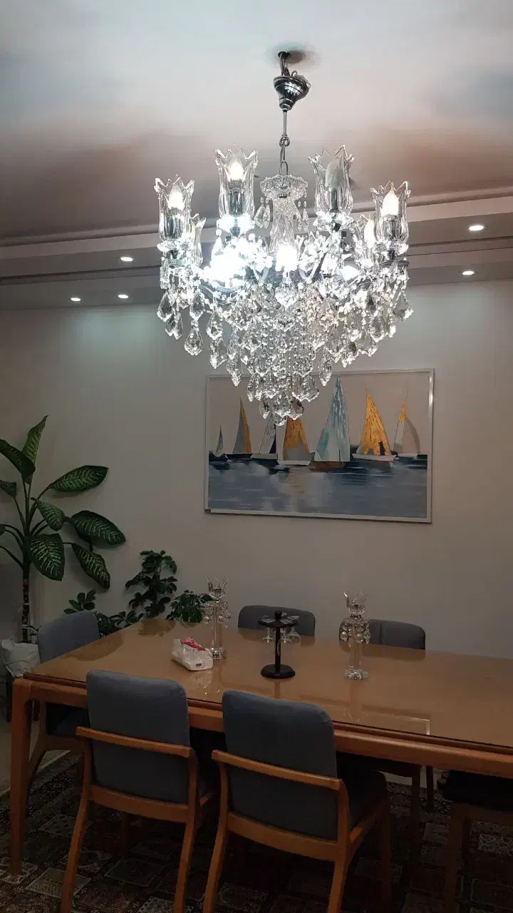 لوستر کریستالی|لوستر و چراغ آویز|تهران, مجیدیه|دیوار