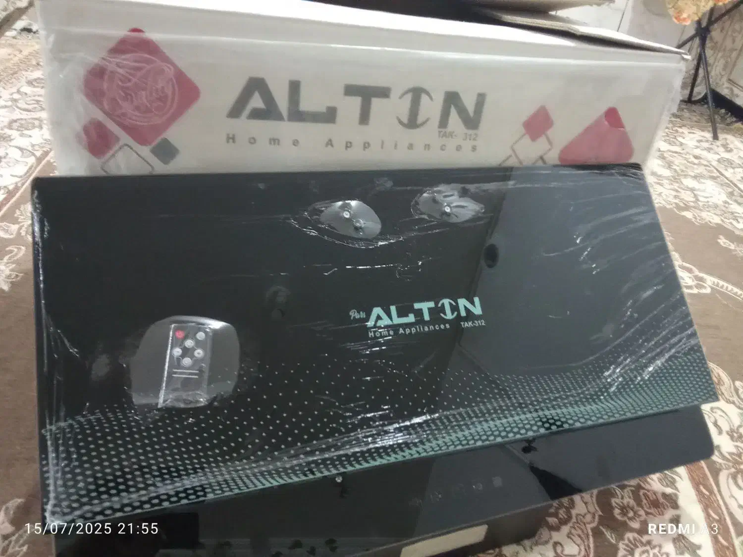 هود لمسی کاملا نو و بدون استفاده شده توی کارتنش|اجاق گاز و لوازم برقی پخت‌وپز|لاران, |دیوار