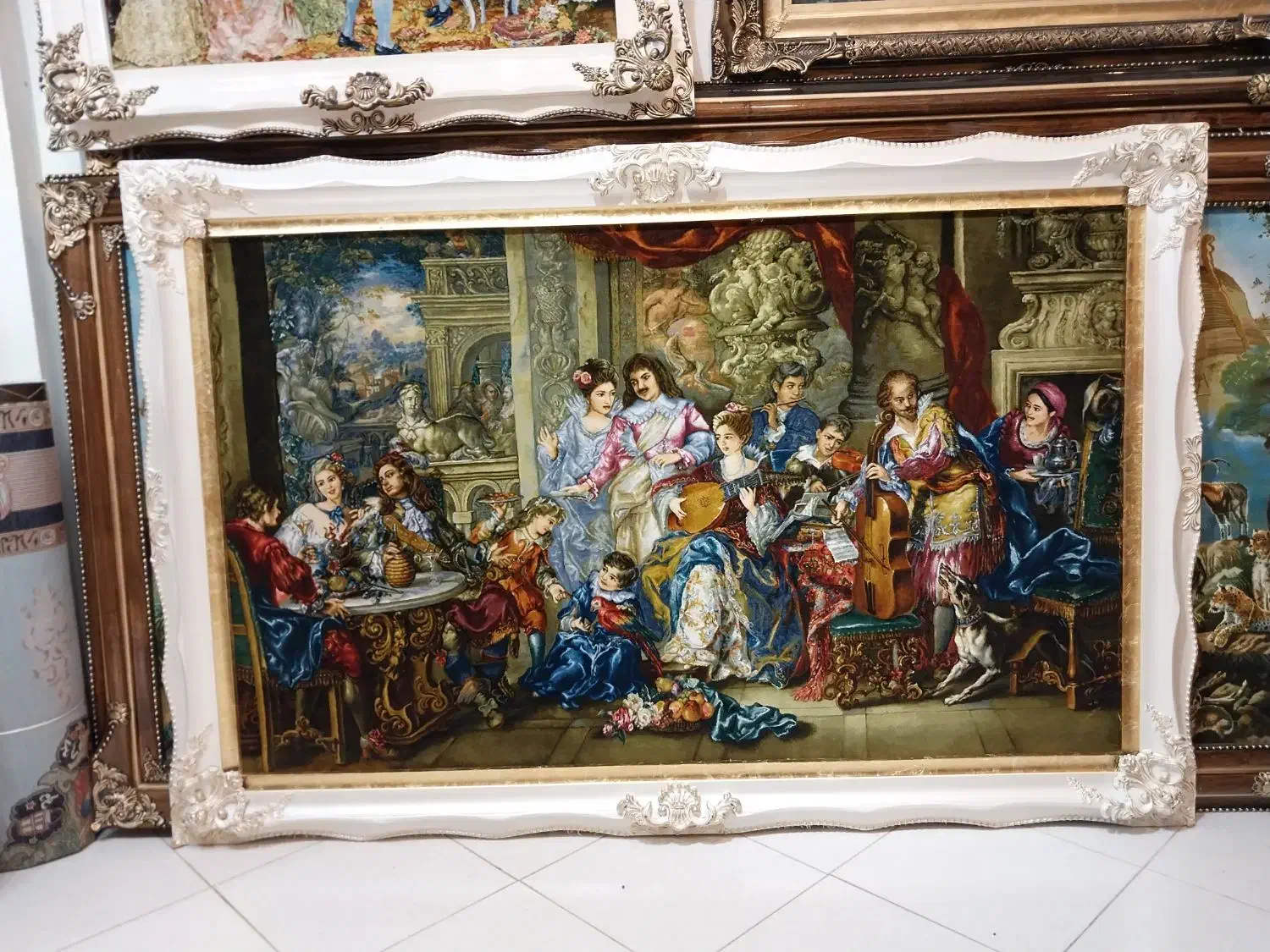 تابلو فرش دستبافت تبریز|تابلو فرش|اردبیل, |دیوار