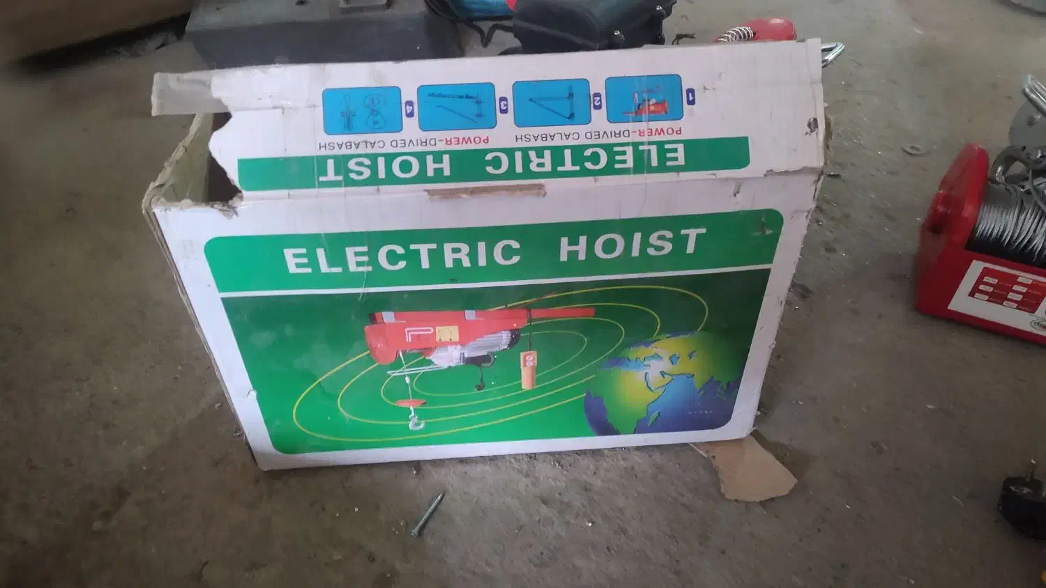 وینچ برقی|ابزارآلات|چهاردانگه (تهران), |دیوار