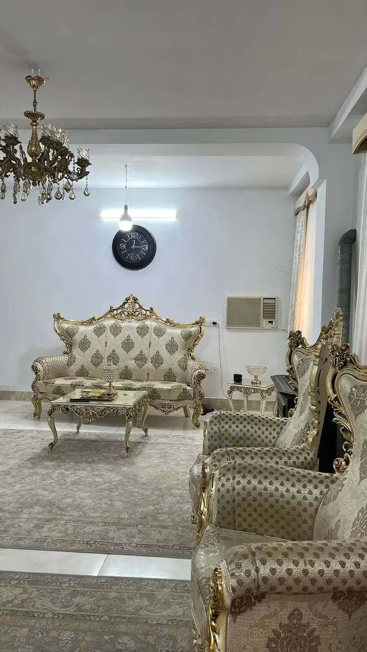 مبل سلطنتی ۹نفره|مبلمان خانگی و میز عسلی|قائم‌شهر, |دیوار