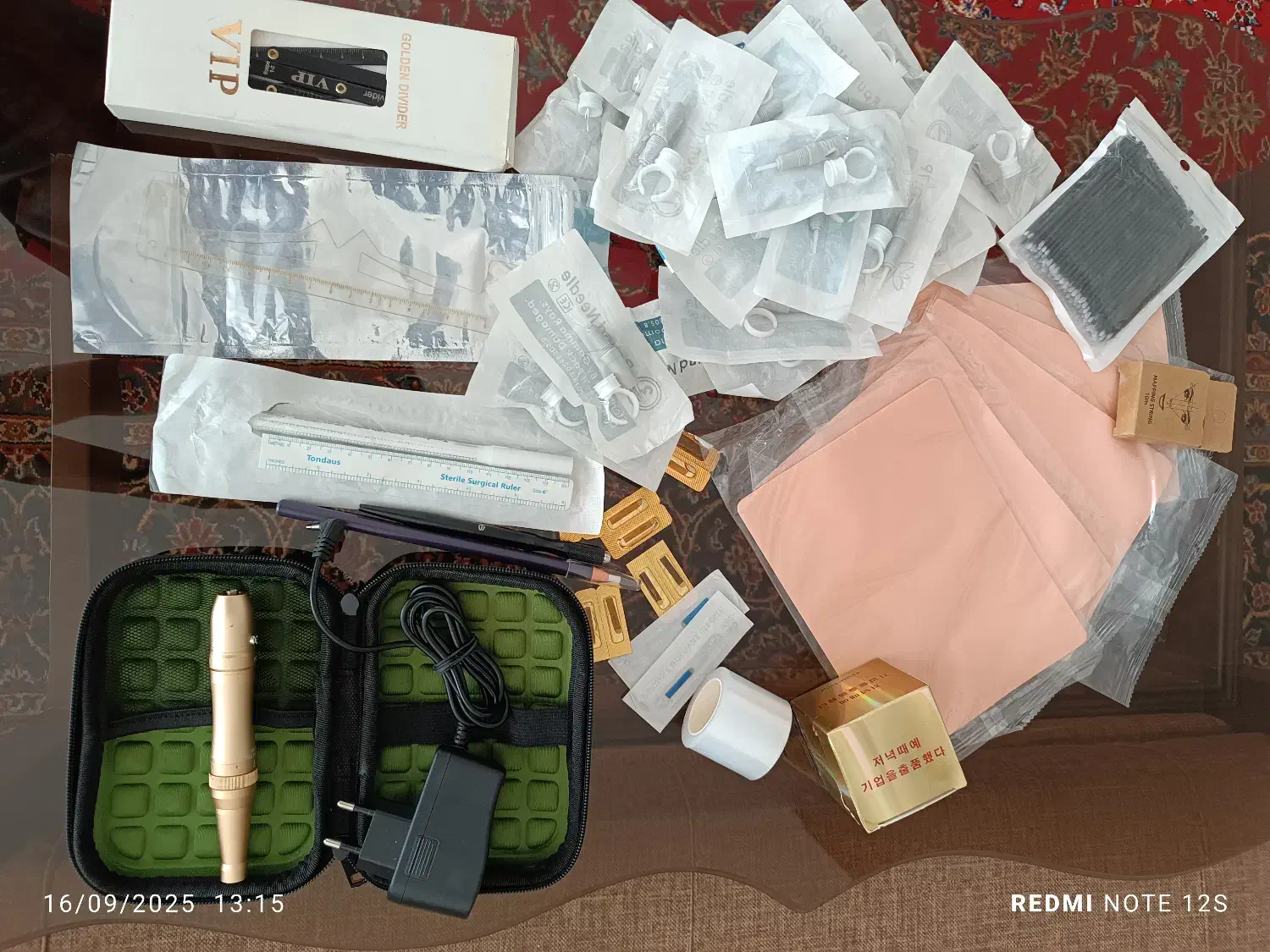 دستگاه تتوی ابرو همراه با پکیج کامل و اشانتیون|آرایشی، بهداشتی، درمانی|کرمانشاه, |دیوار