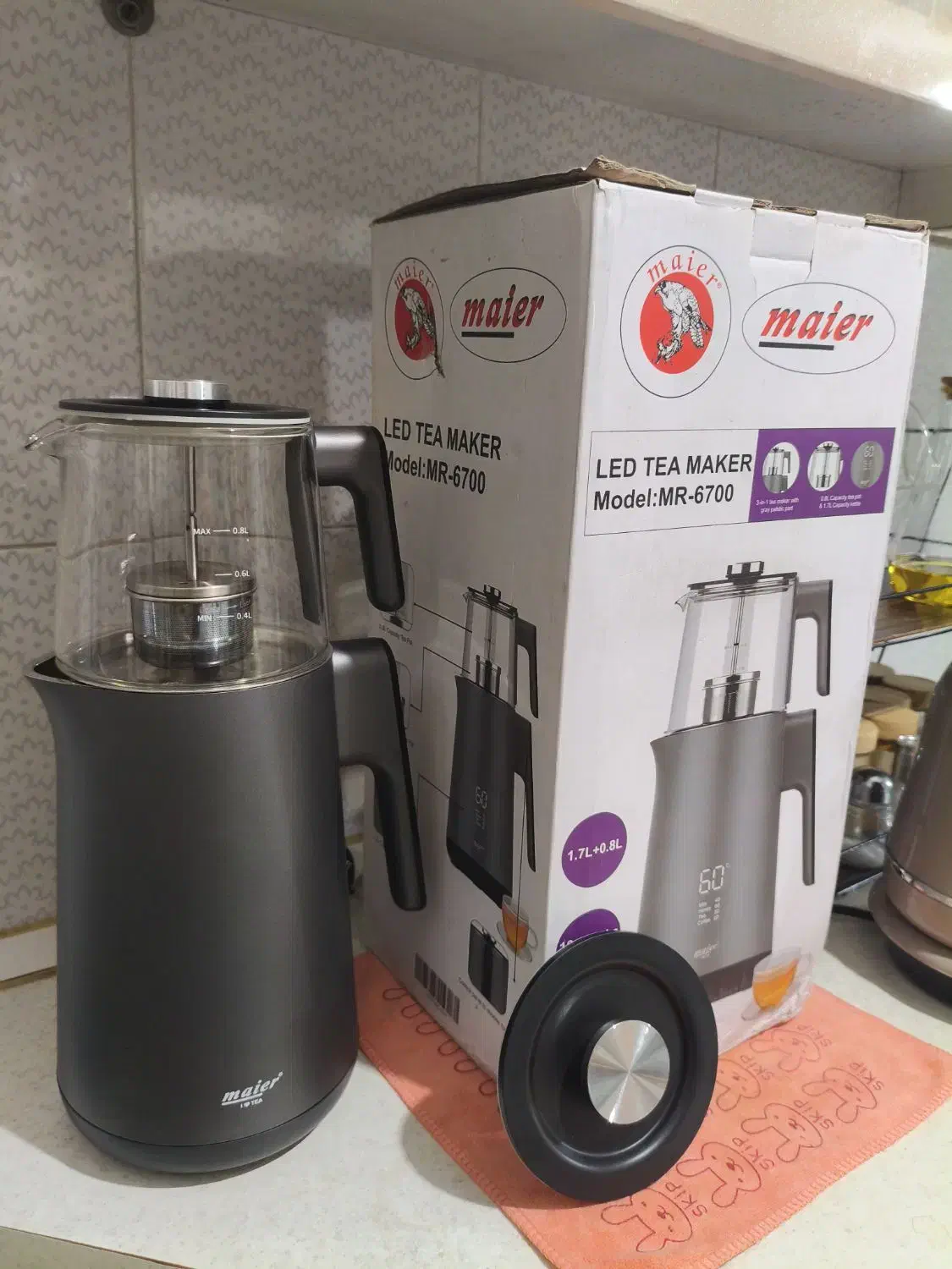 چای‌ساز برند مایر|سماور، چای‌ساز، قهوه‌ساز|تهران, سبلان (لشگر)|دیوار