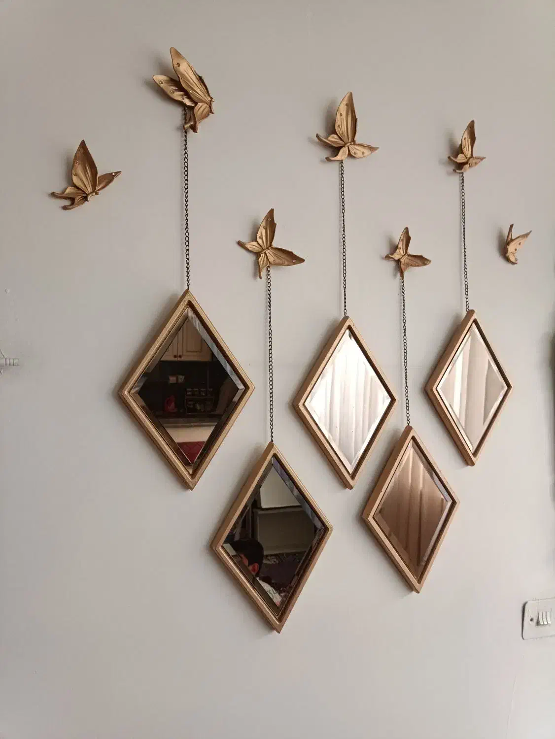 اینه پنج تیکه طلایی|آینه|گلستان (تهران), |دیوار