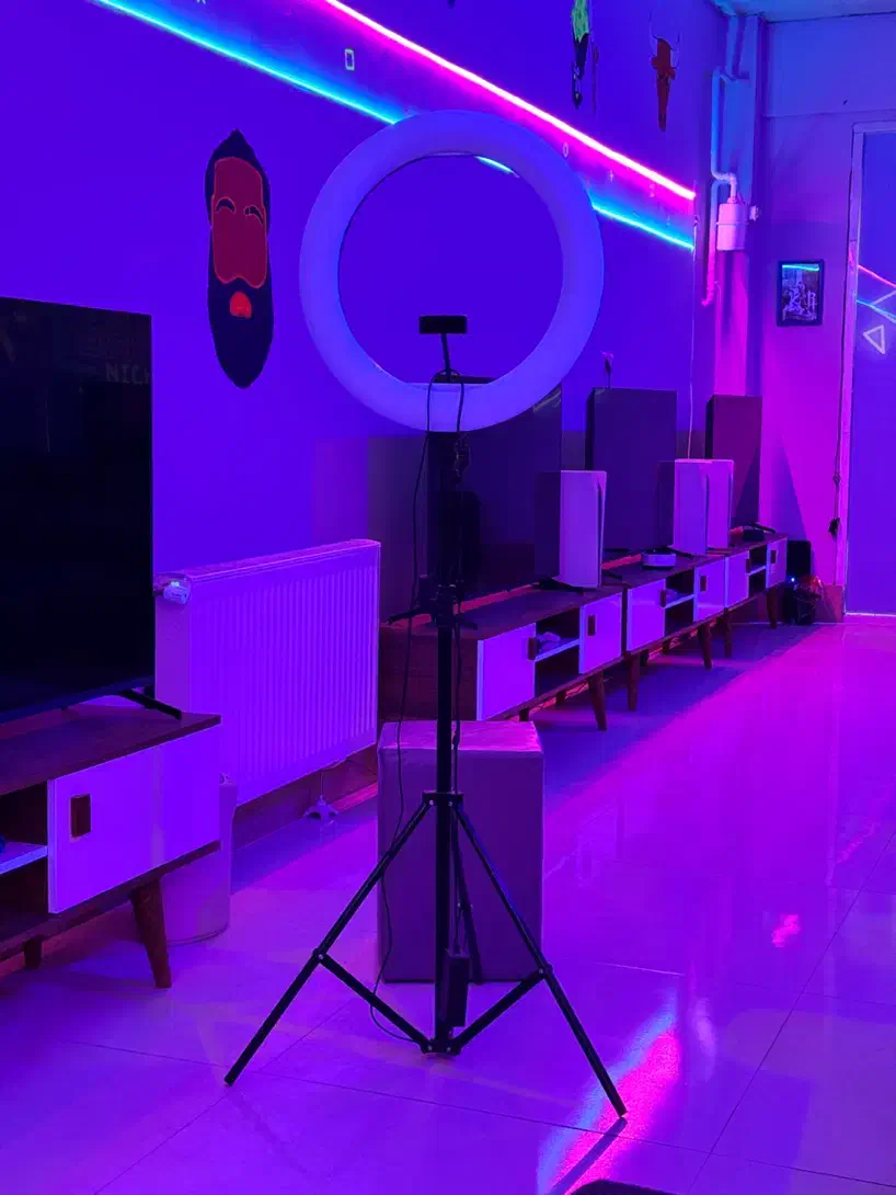 رینگ لایت سالم|دوربین عکاسی و فیلمبرداری|مشهد, تربیت (صدف)|دیوار