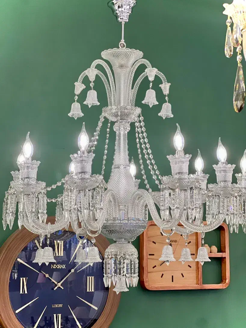 لوستر باکارات باکارا عسلی شامپاینی شفاف|لوستر و چراغ آویز|تهران, اکباتان|دیوار