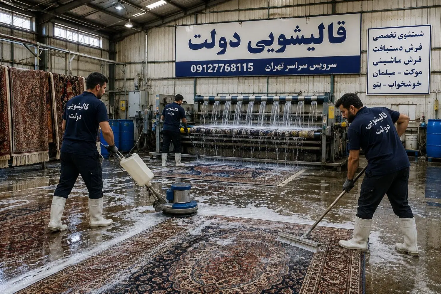 قالیشویی سراج تکاوران هنگام شمیران نو نیرودریایی|خدمات نظافت|تهران, اوقاف|دیوار