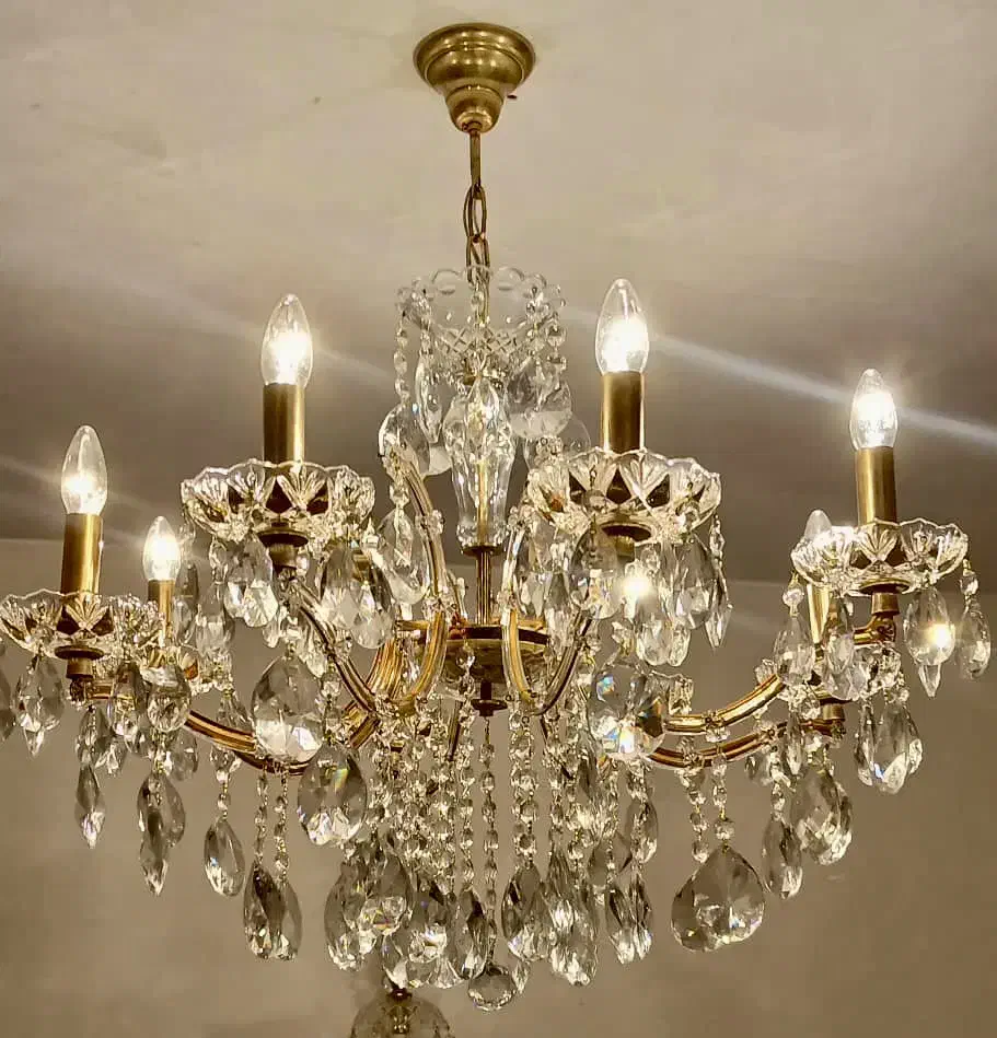 لوستر طلاکوب|لوستر و چراغ آویز|تهران, درکه|دیوار