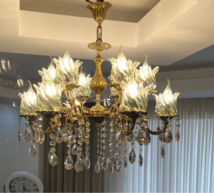 ۲عدد لوستر۶شاخه۱۲شعله|لوستر و چراغ آویز|اسلامشهر, بهرام آباد|دیوار