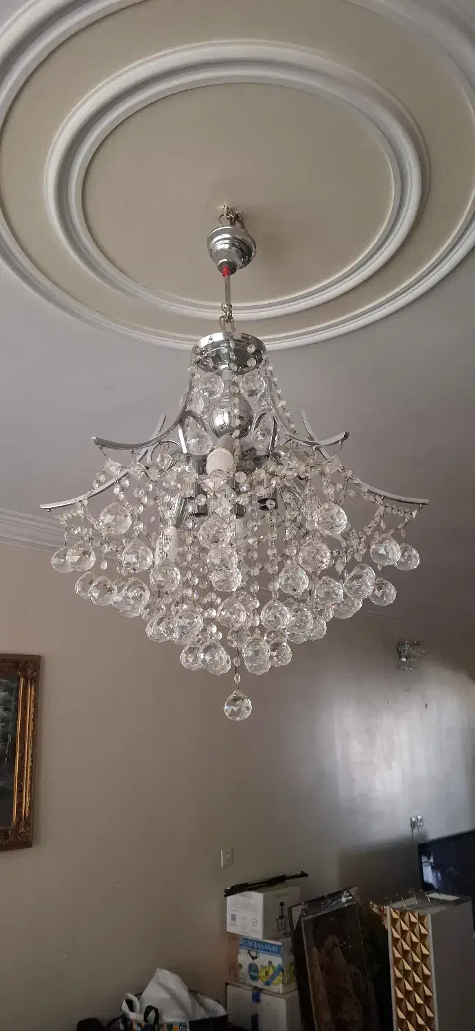 لوستر کریستال|لوستر و چراغ آویز|کرج, اصفهانی‌ها|دیوار