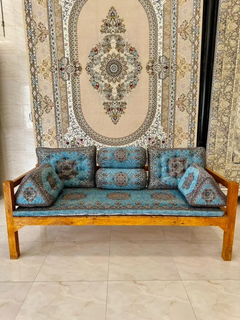 پشتی های شاه نشین 8 تیکه از بهترین متریال .|پشتی|آران و بیدگل, |دیوار