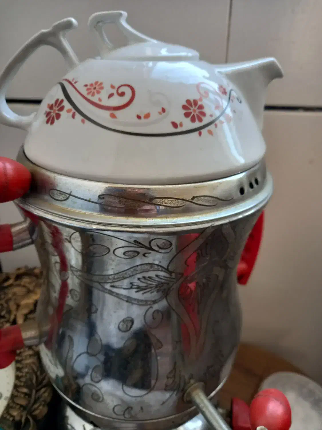 سماور گازی سالم|سماور، چای‌ساز، قهوه‌ساز|الیگودرز, |دیوار