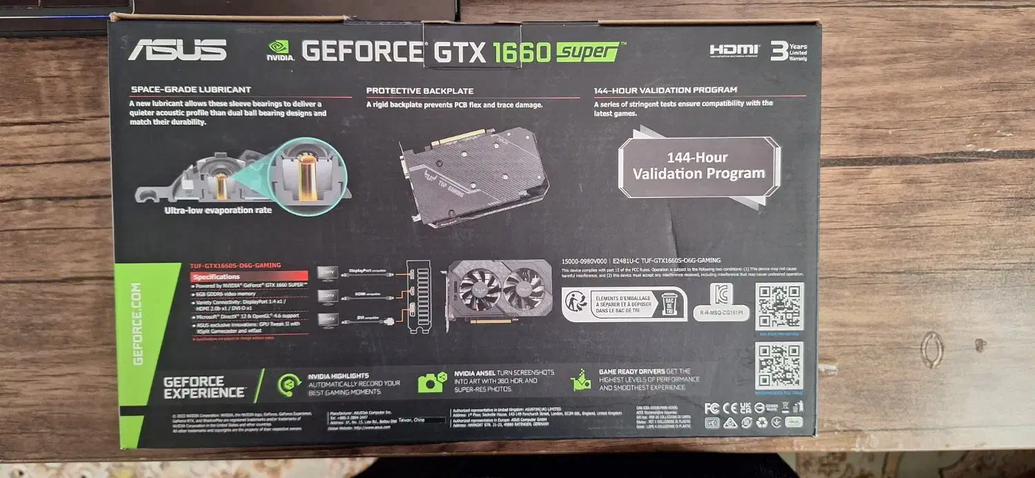Gtx 1660 super OC 6GB|قطعات و لوازم جانبی رایانه|قم, نیروگاه|دیوار