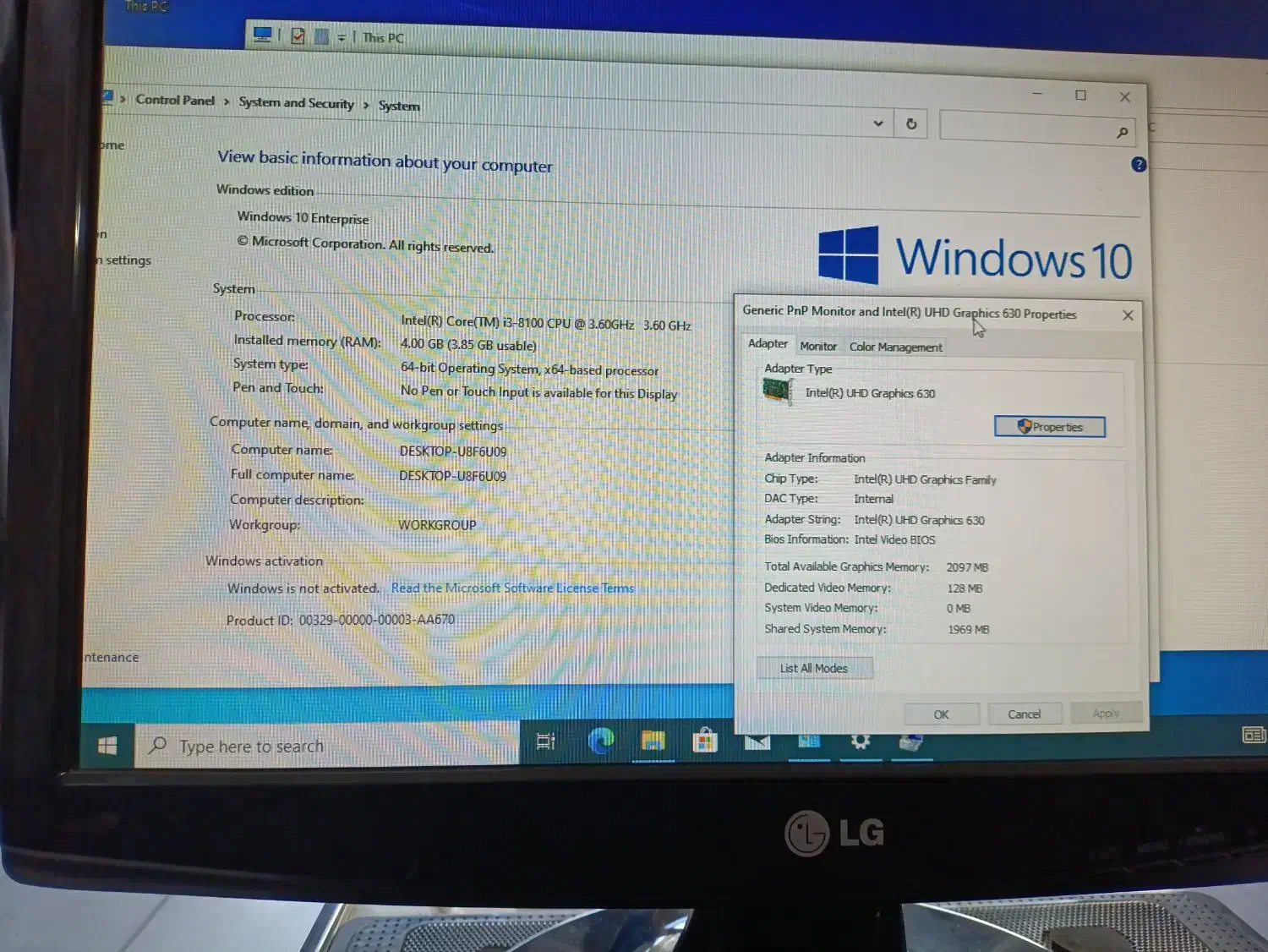 دوربین داهوا هارد SSD رم۸ گیگ مانیتور جی پلاس|قطعات و لوازم جانبی رایانه|فردیس, فردیس|دیوار
