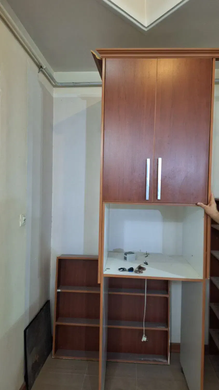 کابینت ام دی اف سالم با سینک و هود|بوفه، ویترین، کنسول|گنبد کاووس, |دیوار