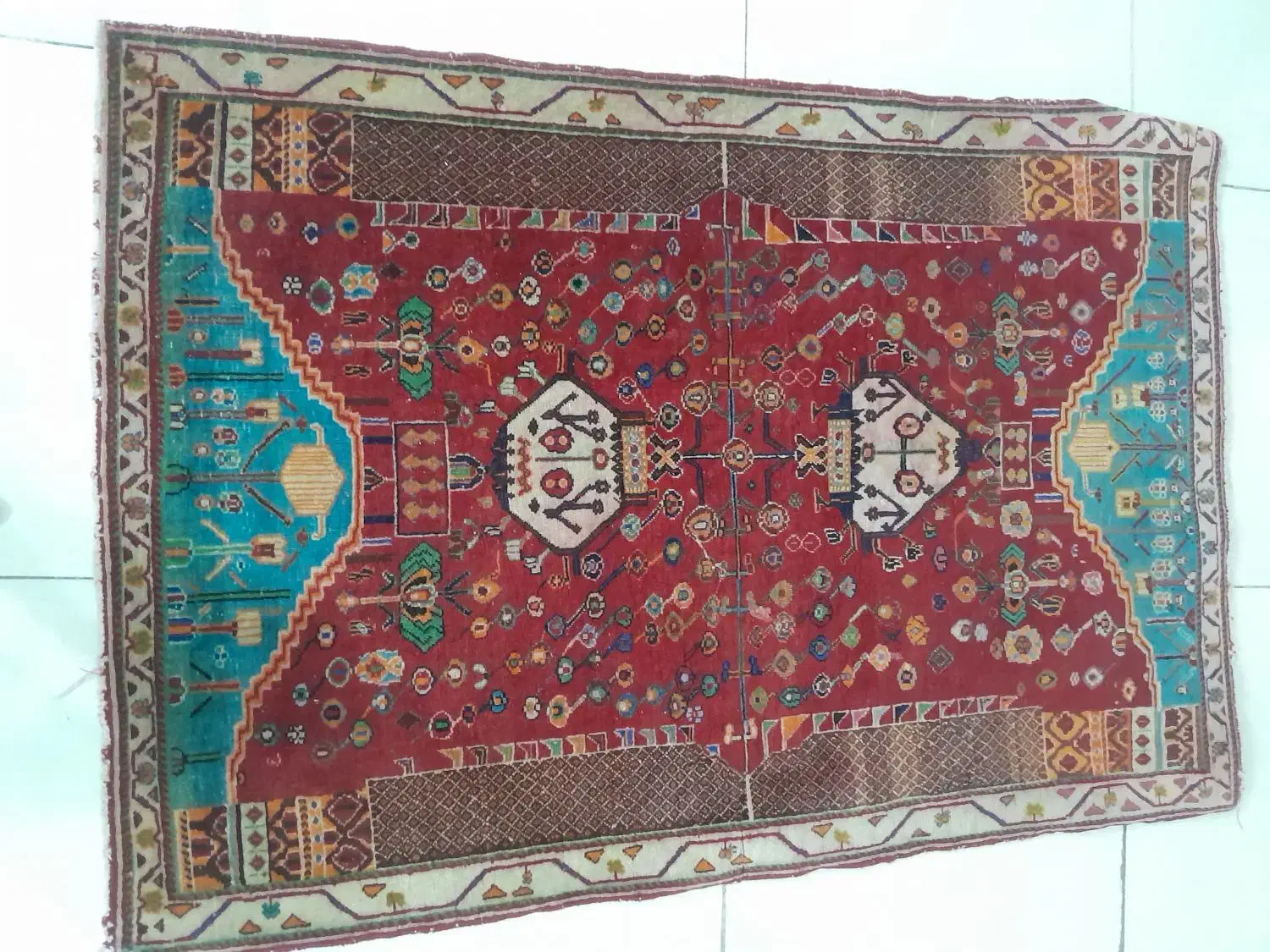 قالیچه ی دستبافت|فرش|شیراز, احمدآباد|دیوار