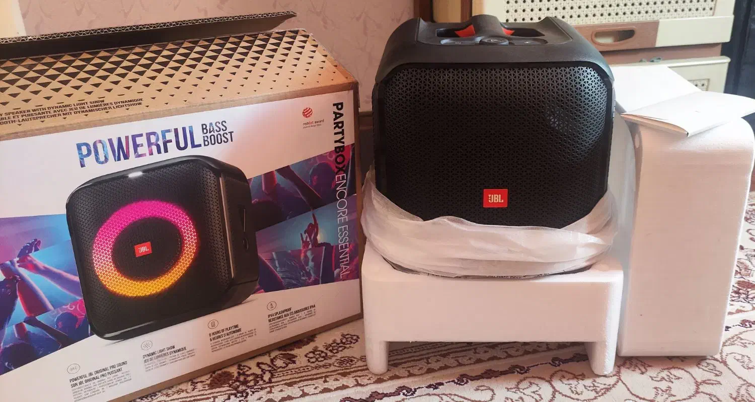 jbl partybox encore essential|سیستم صوتی خانگی|پرند, فاز ۵|دیوار