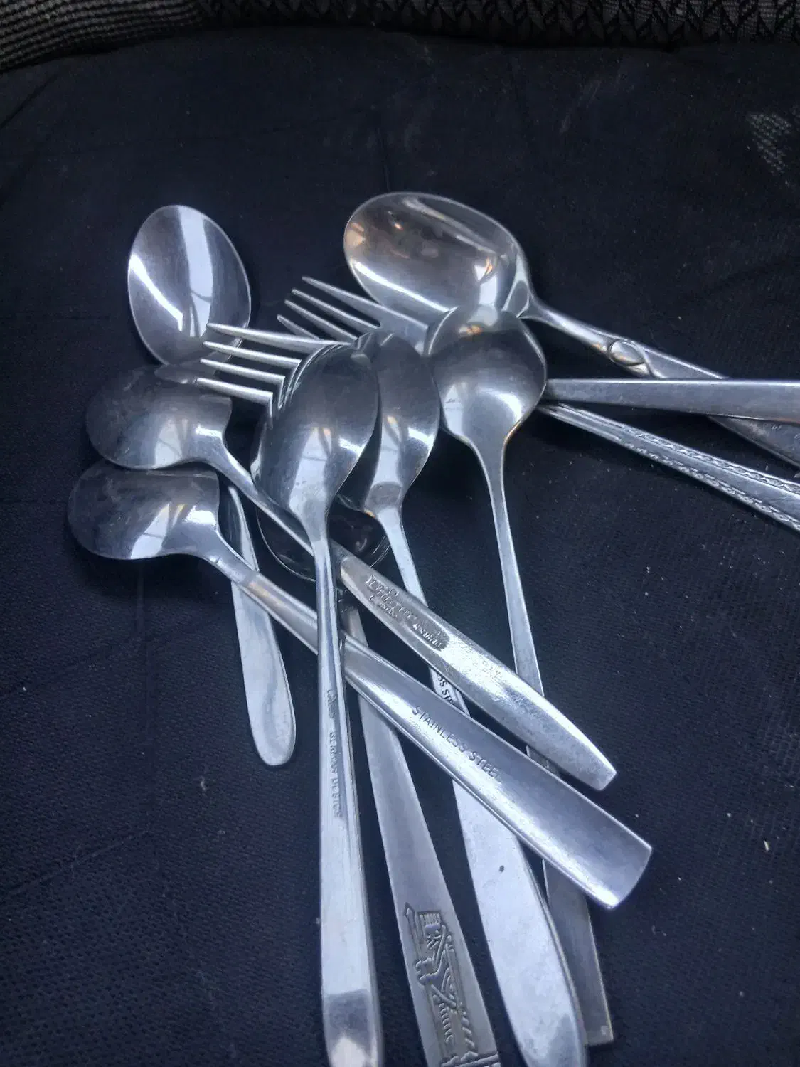 قاشق چنگال غذا خوری کارکرده  تمیز|ظروف سرو و پذیرایی|گلستان (تهران), |دیوار