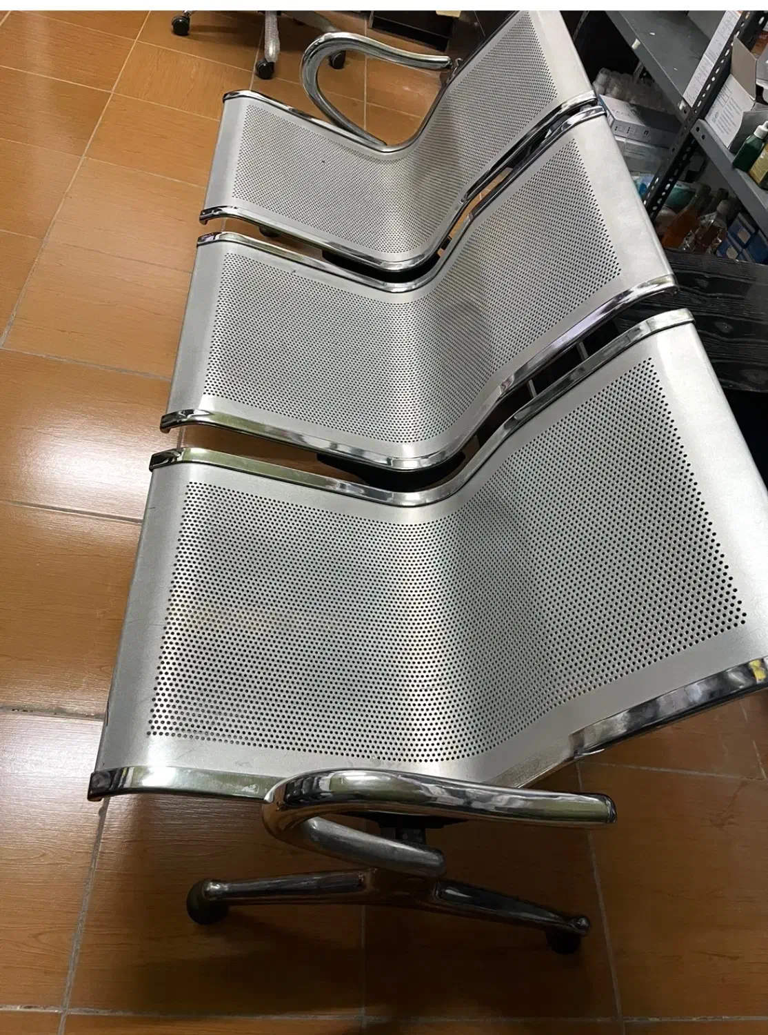 صندلی سه نفره فلزی|صندلی و نیمکت|بهبهان, |دیوار