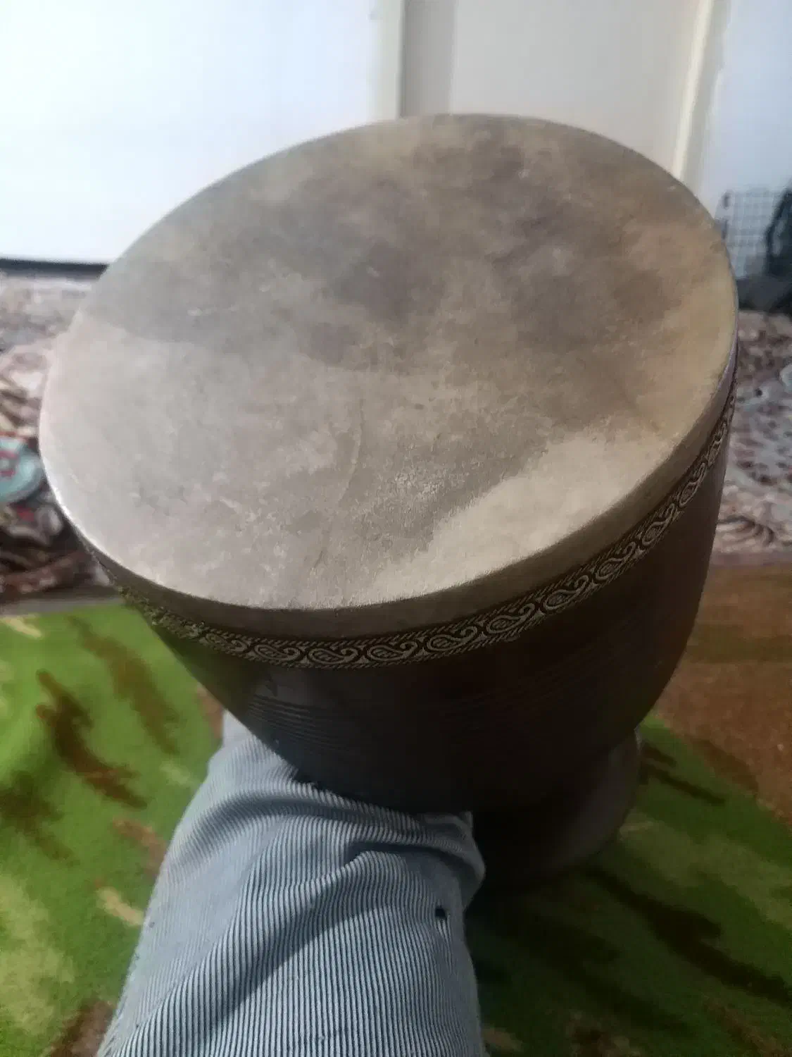 ساز تمبک با مهر حلمی|سازهای سنتی|زنجان, |دیوار