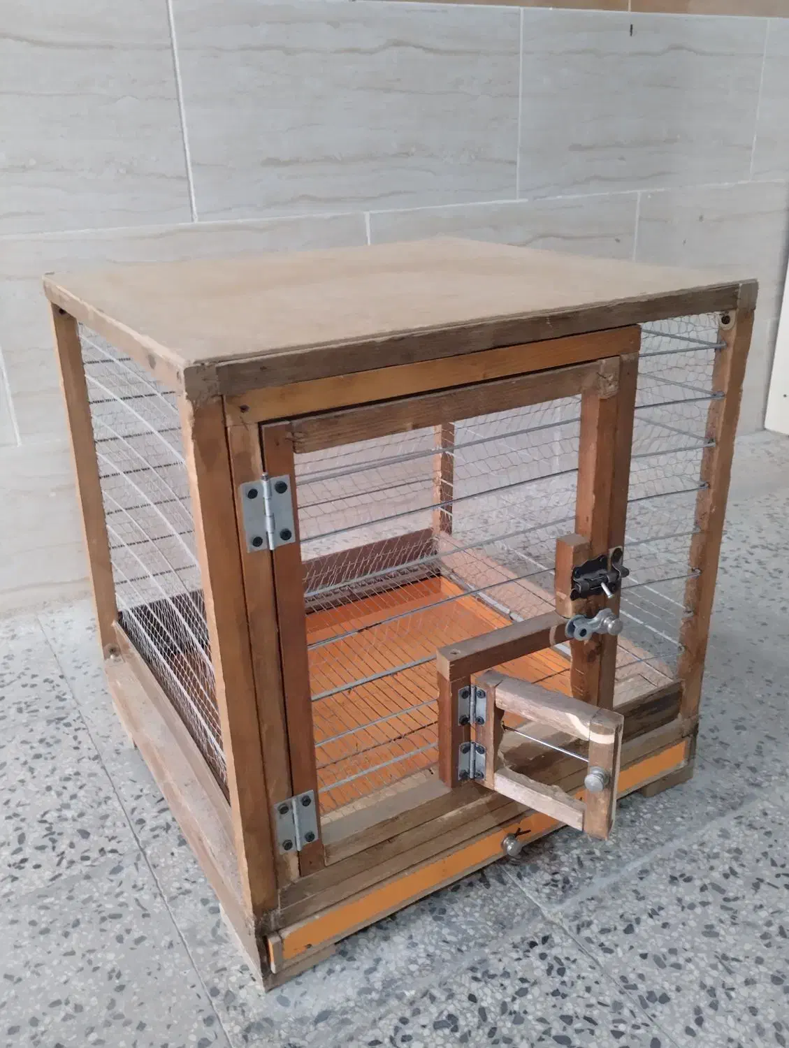 قفس بزرگ چوبی مناسب انواع حیوانات|لوازم جانبی حیوانات|اسلامشهر, مطهری|دیوار