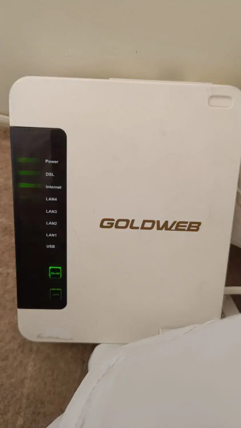 مودم گولد وبadsl|مودم و تجهیزات شبکه|خرم‌آباد, |دیوار