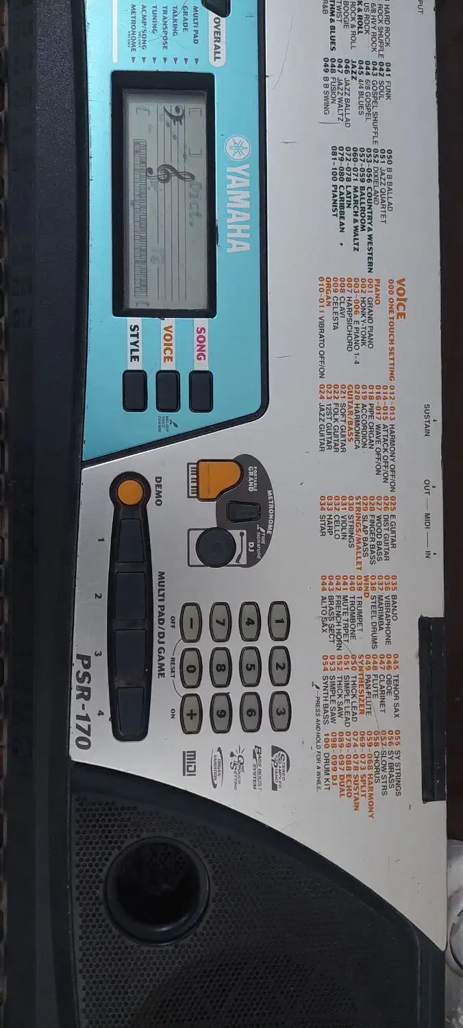 پیانو کیبورد یاماها|پیانو، کیبورد، آکاردئون|کرمانشاه, |دیوار