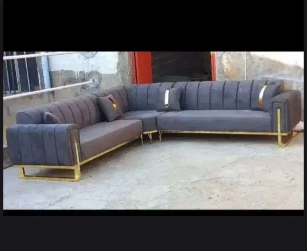 مبل ال کاملا نو|مبلمان خانگی و میز عسلی|همدان, |دیوار