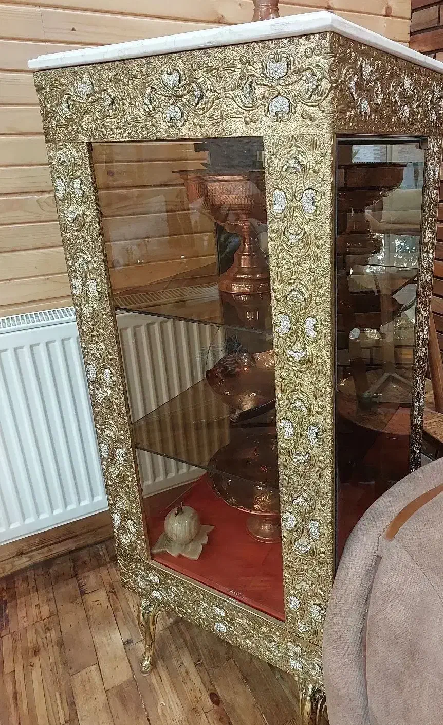 بوفه برنز ورقی|بوفه، ویترین، کنسول|تنکمان, |دیوار