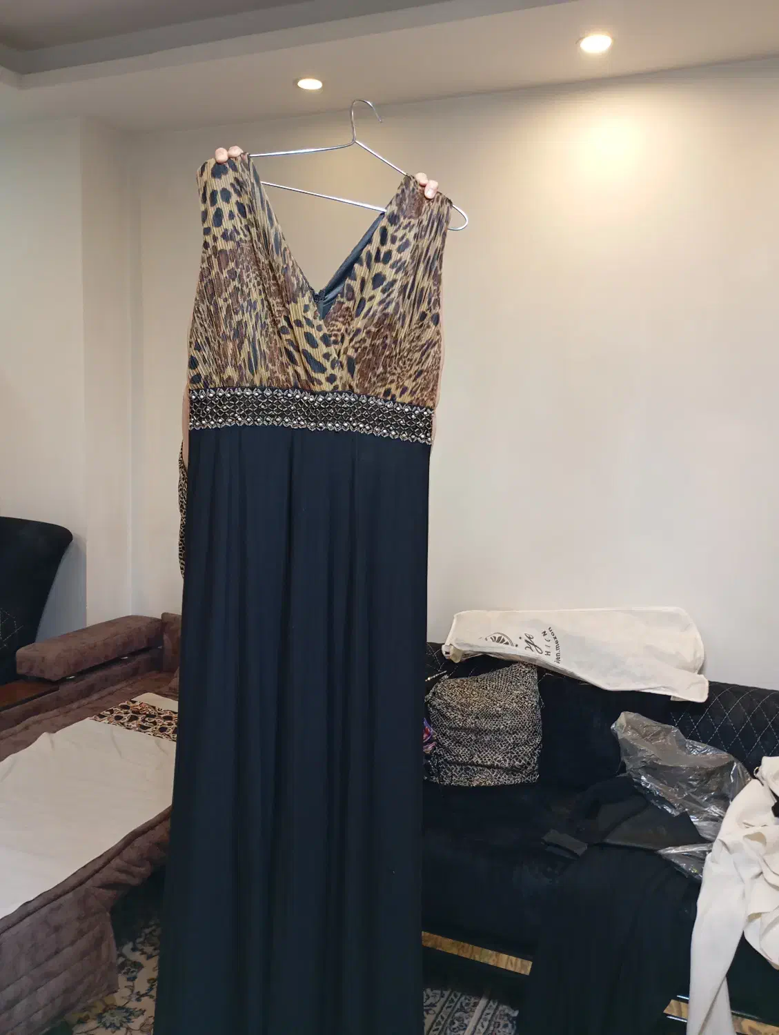 پیراهن مجلسی|لباس|نور, |دیوار