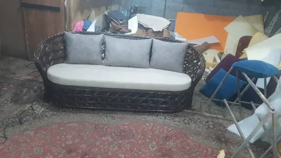 فروش مبل ۵ نفر حصیری|صندلی و نیمکت|قائم‌شهر, |دیوار