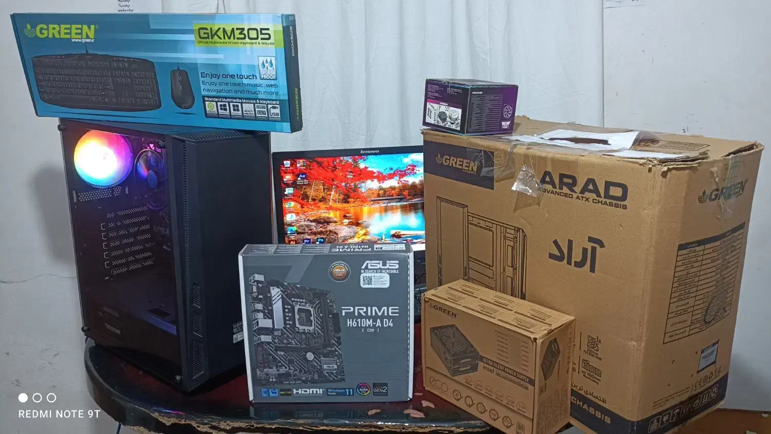 سیستم حرفه ای گیمینگ و ادیت و رندرینگ|رایانه رومیزی|رشت, گیل|دیوار