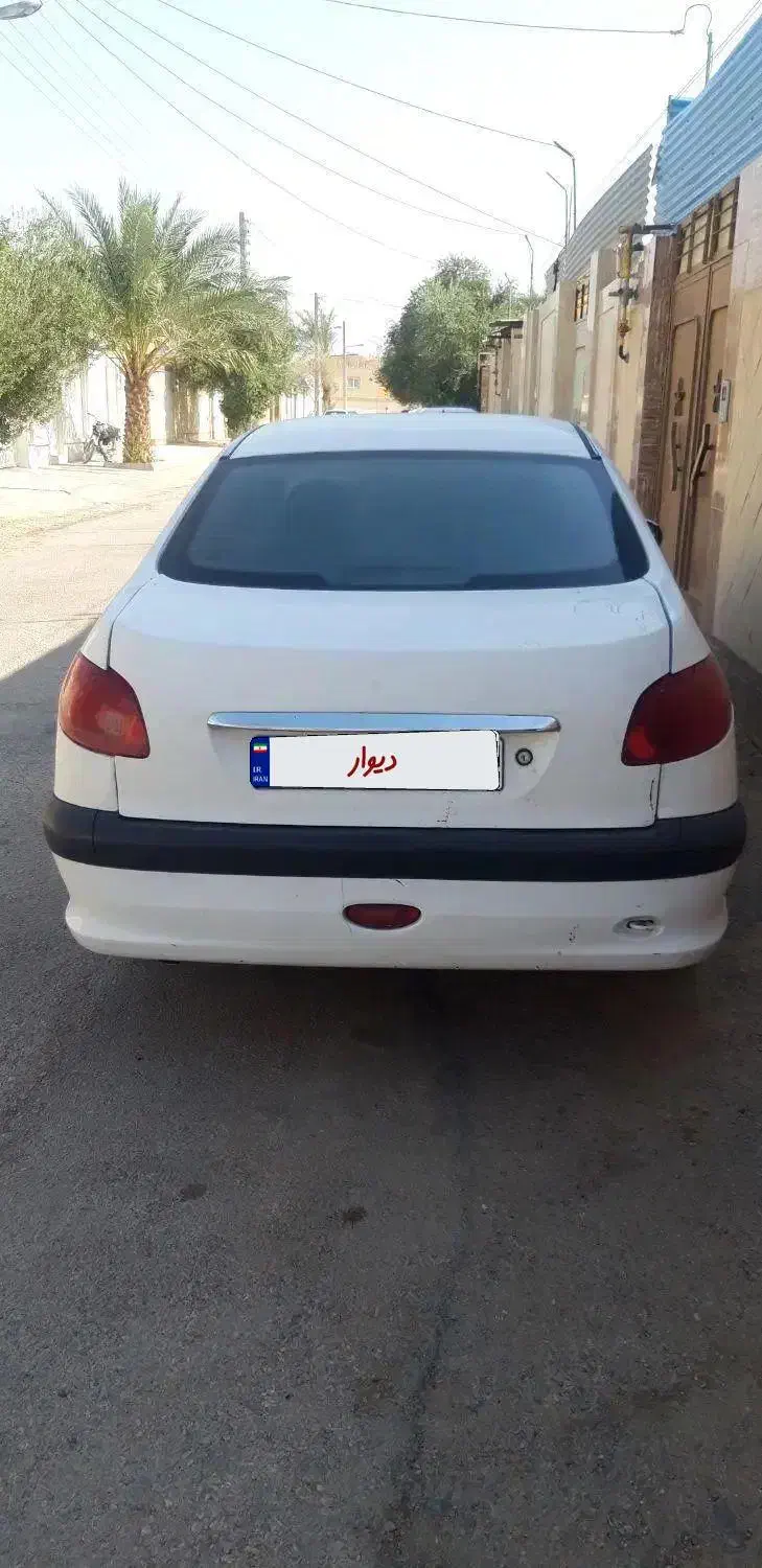 206 صندوقدار ۱۳۸۹تیپ V20موتور تیوفایو|خودرو سواری و وانت|طبس, |دیوار