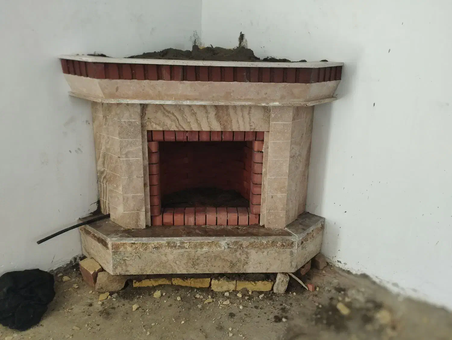 شومینه هیزمی وگازی|بخاری، هیتر، شومینه|بافت, |دیوار